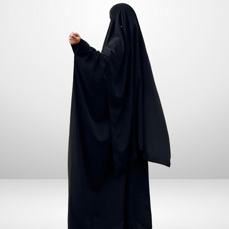 Abaya papillon en soie de Médine