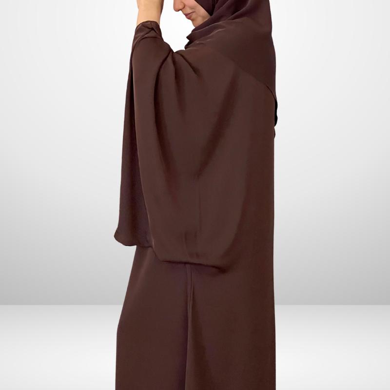 Abaya Nia marron