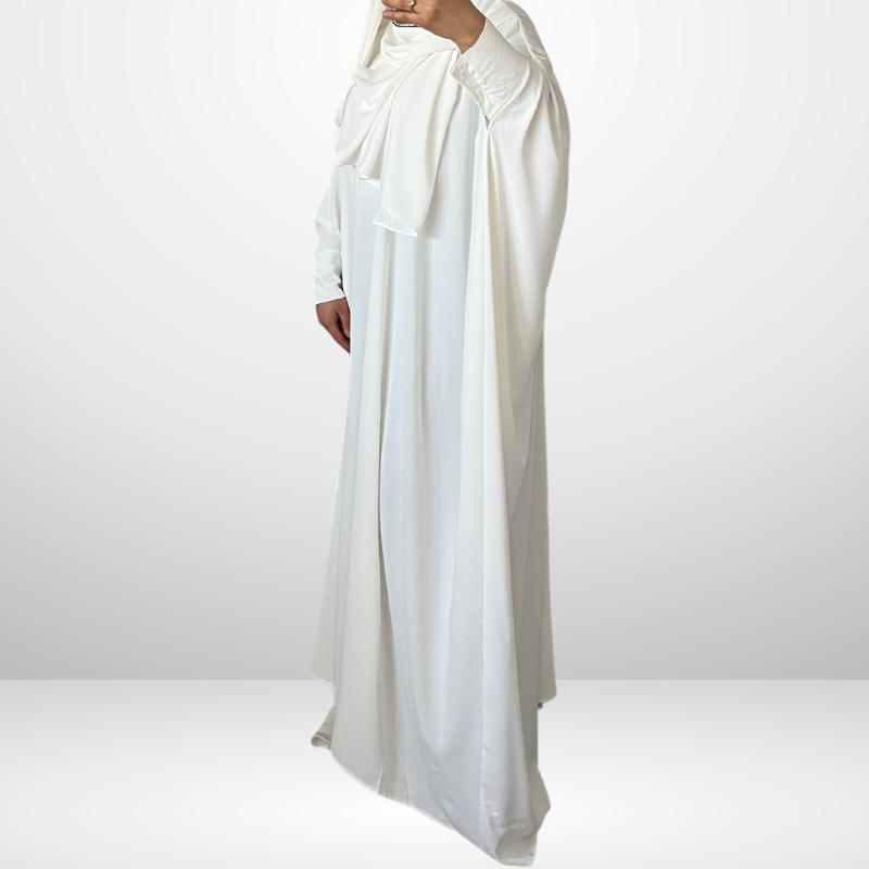 Abaya papillon en soie de Médine