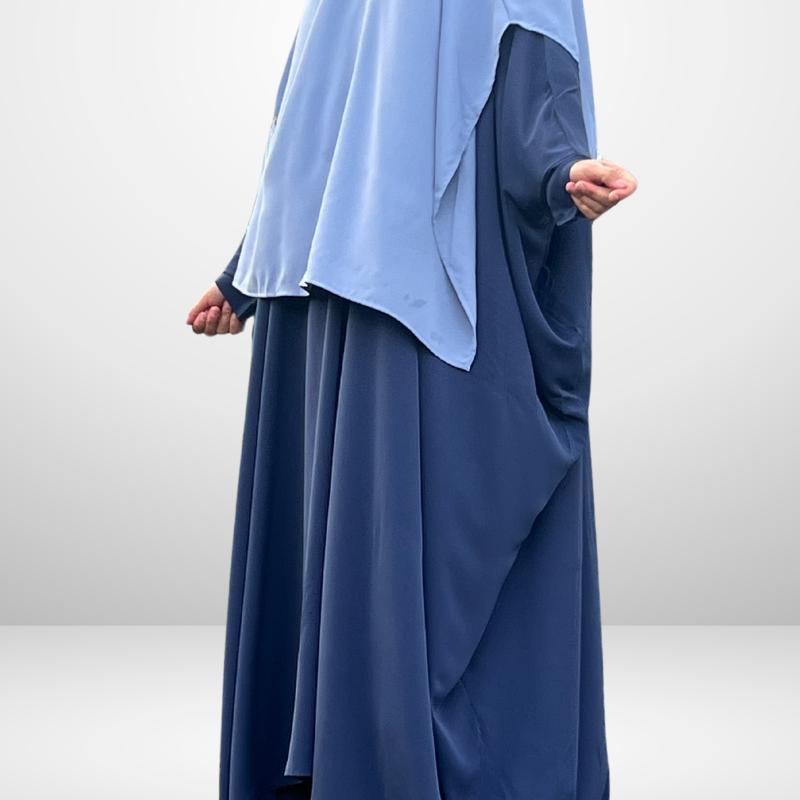 Abaya papillon en soie de Médine