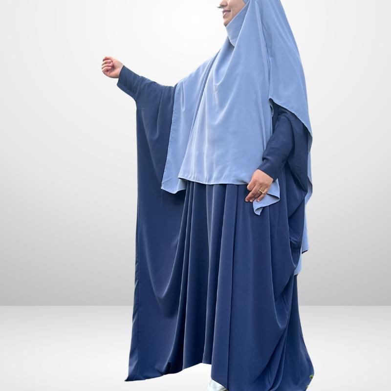 Abaya papillon en soie de Médine